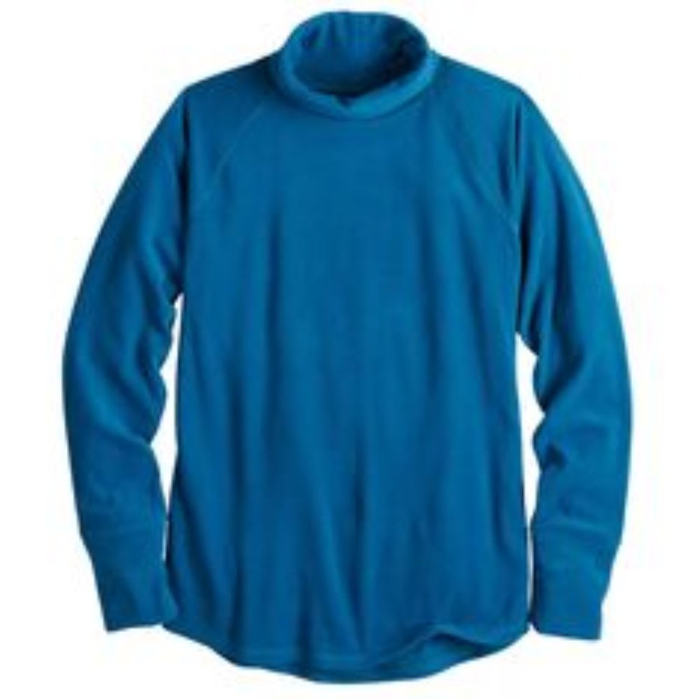 NWT Women's Tek Gear® Lightweight Fleece Turtleneck - XL Blue